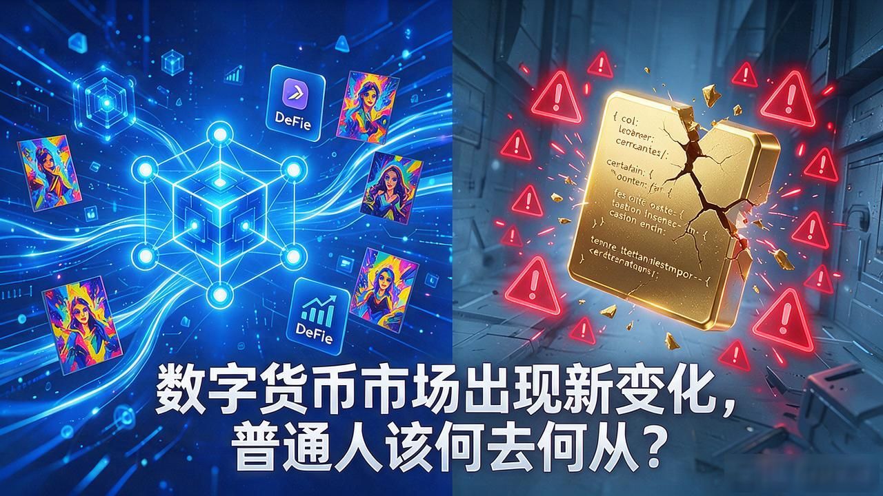 数字货币市场出现新变化，普通人该何去何从？