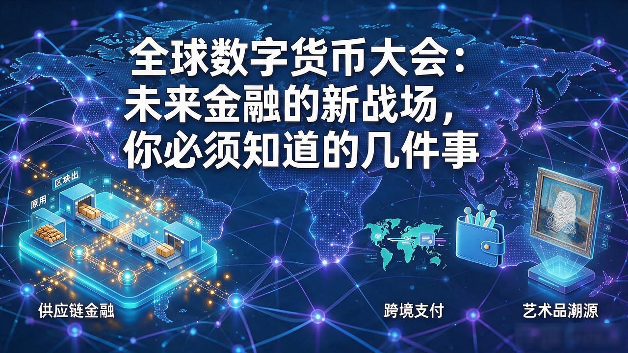 全球数字货币大会：未来金融的新战场，你必须知道的几件事
