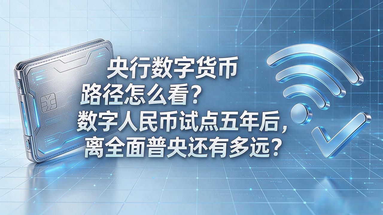 央行数字货币路径怎么看？数字人民币试点五年后，离全面普及还有多远