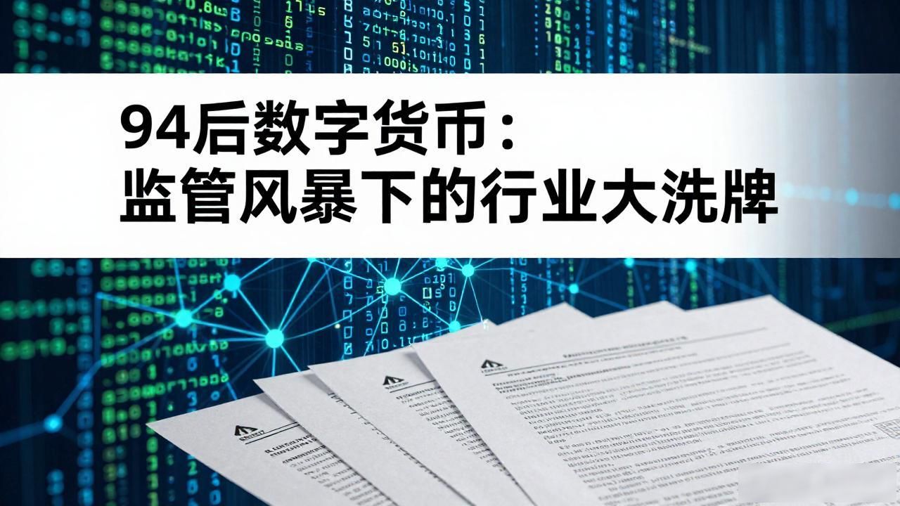 94后数字货币：监管风暴下的行业大洗牌