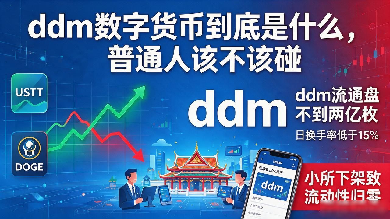 ddm数字货币到底是什么，普通人该不该碰