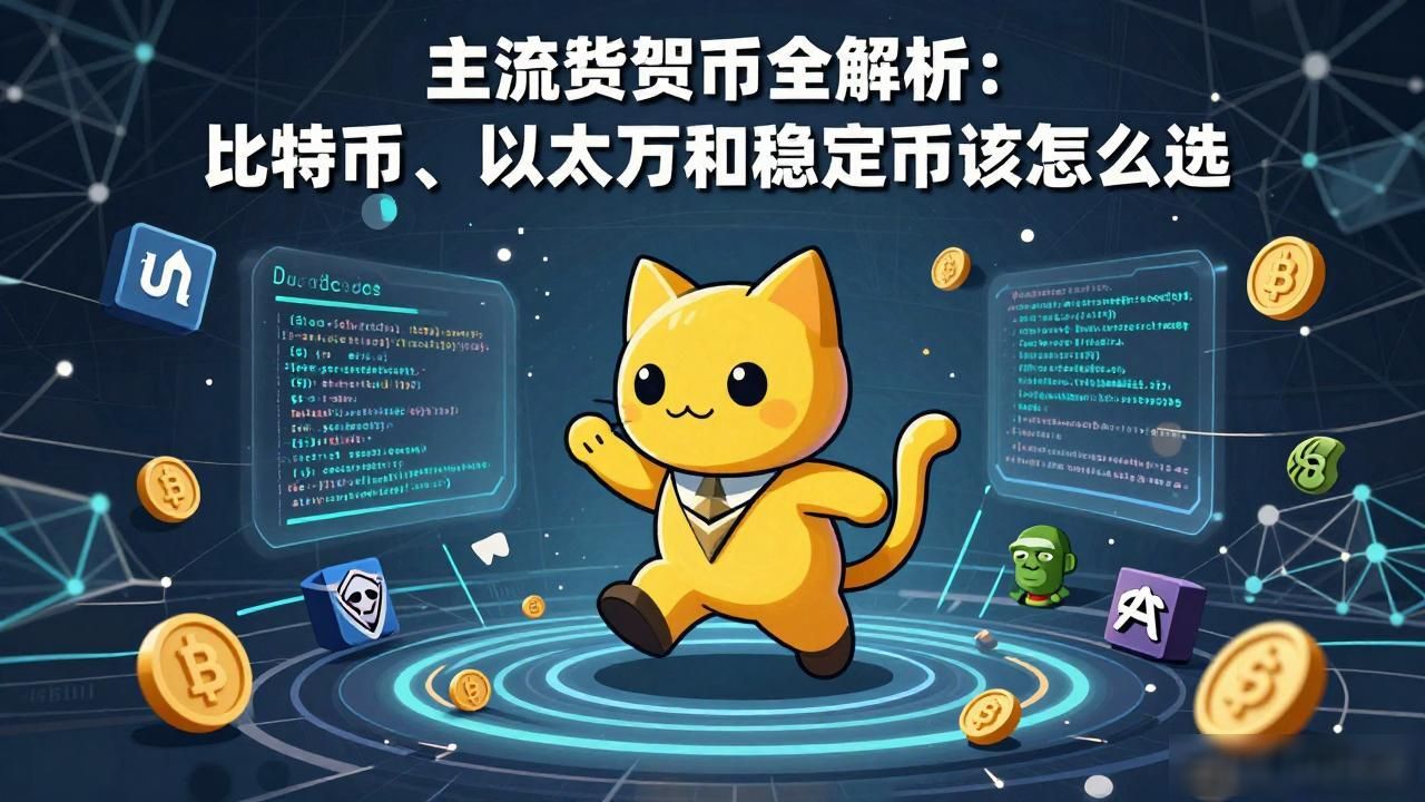 常见数字货币类型及作用特点介绍_比特币以太坊稳定币核心区别解析_典型数字货币介绍