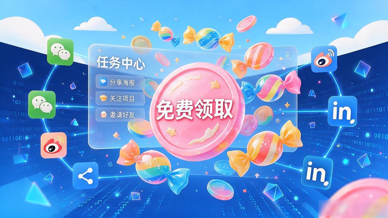 数字货币糖果：零成本尝鲜，新人入门第一口甜头