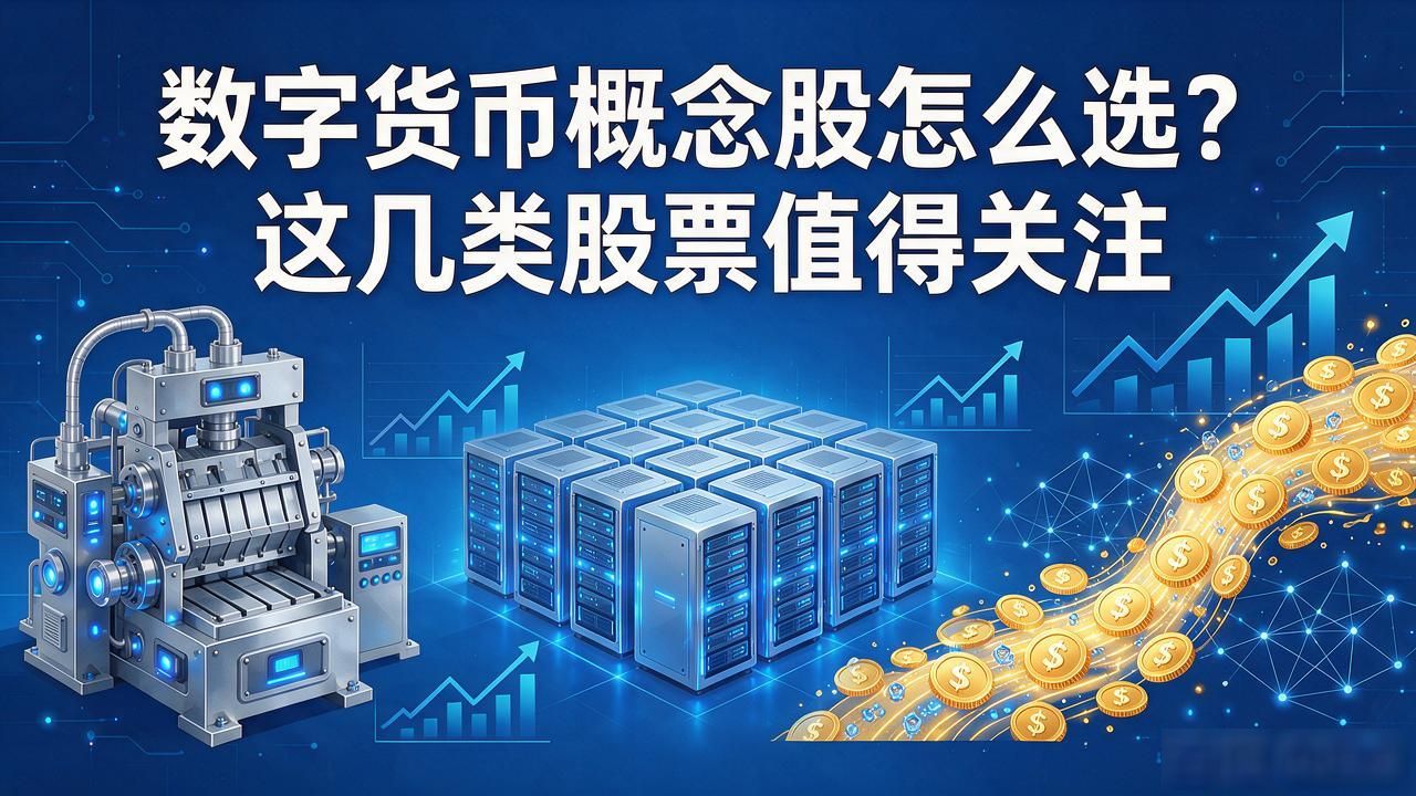 数字货币概念股怎么选？这几类股票值得关注