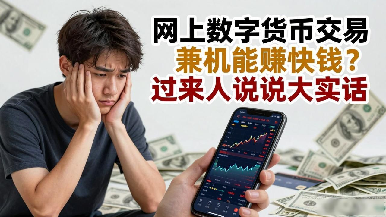 网上数字货币交易兼职能赚快钱？过来人说说大实话