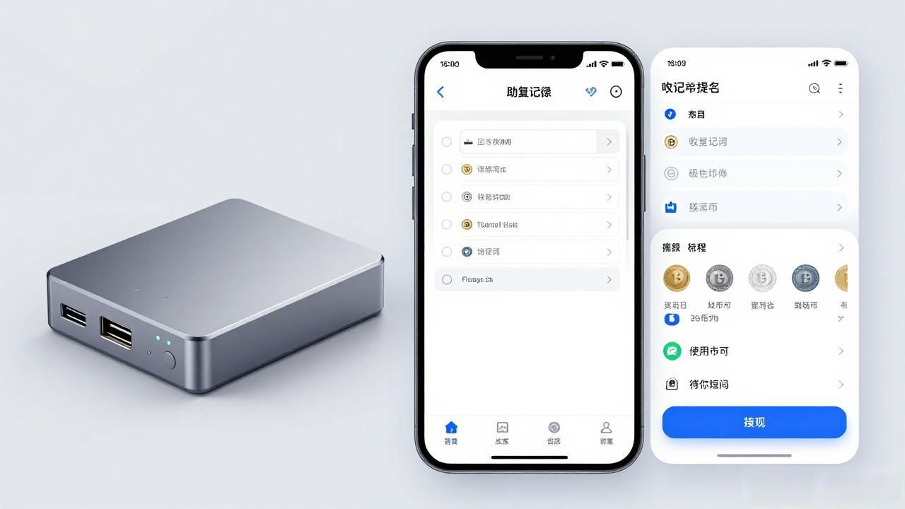 数字货币钱包高清图片大全 硬件冷钱包产品图下载