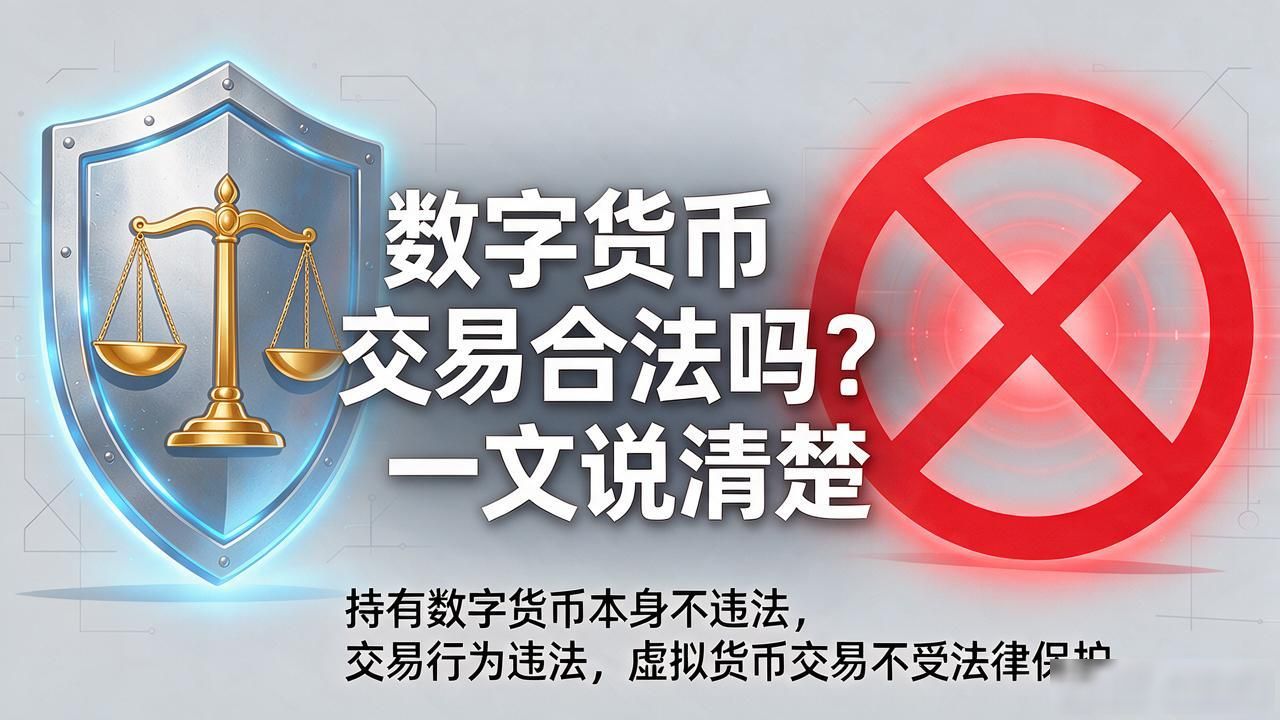 数字货币交易合法吗？一文说清楚
