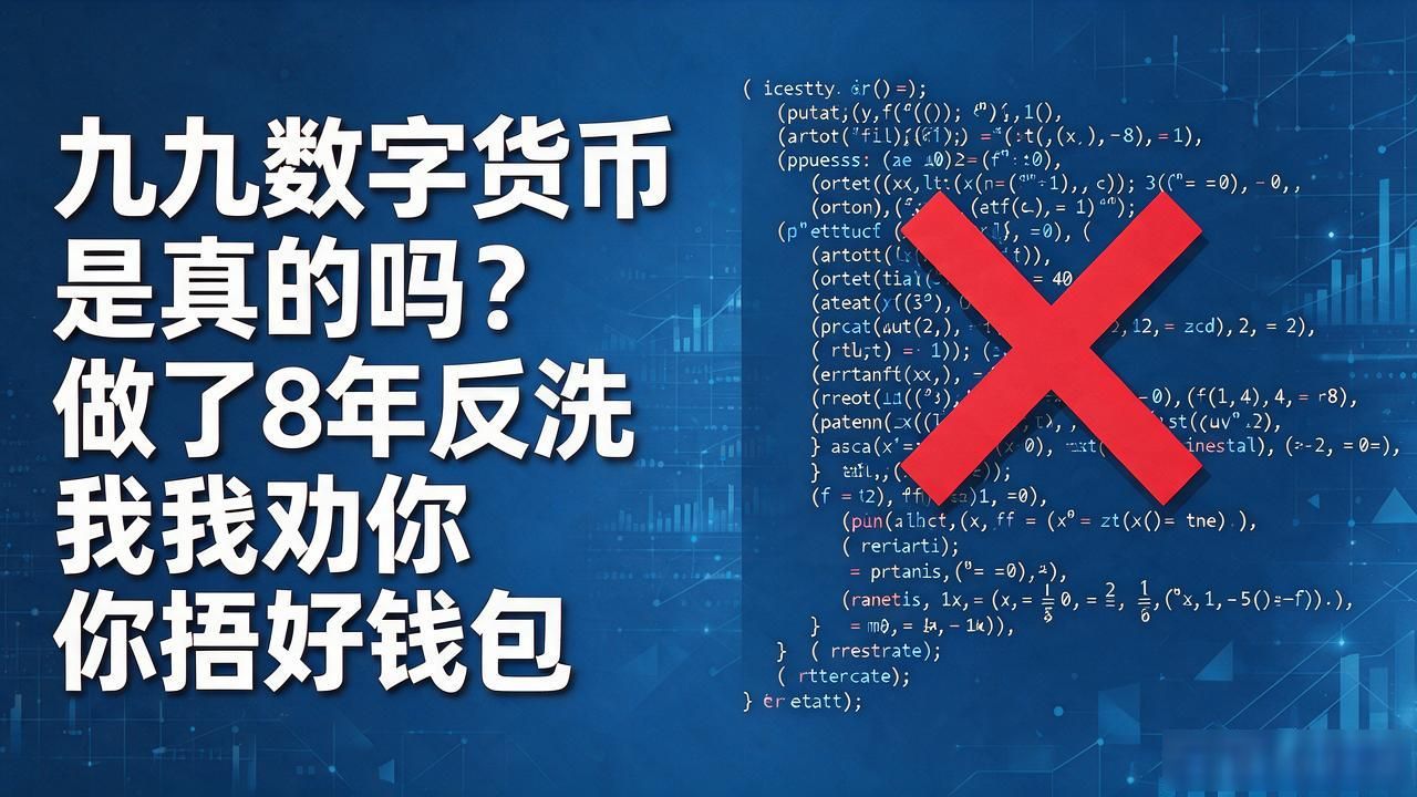 九九数字货币是真的吗？做了8年反洗钱我劝你捂好钱包