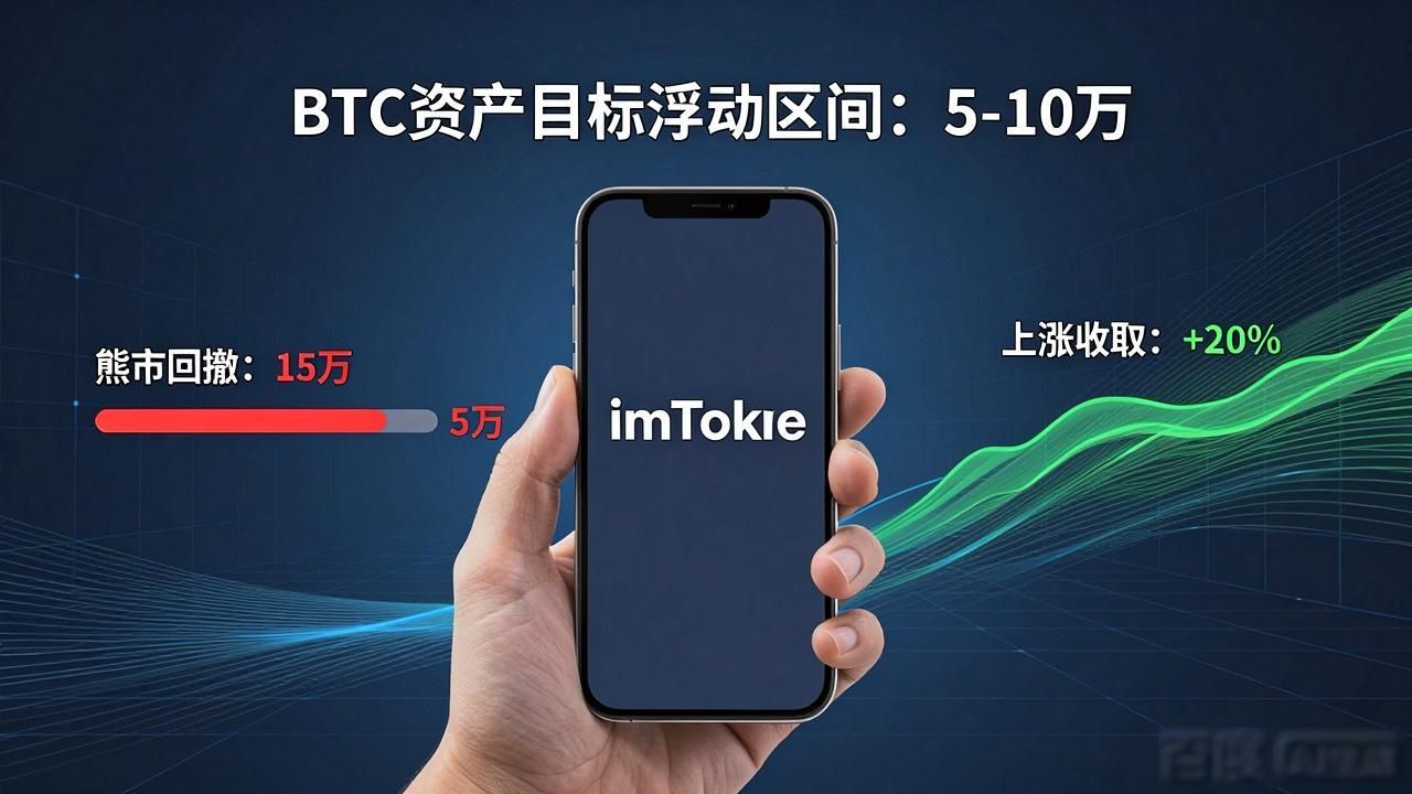 在imToken里设个资产目标，钱越管越顺手