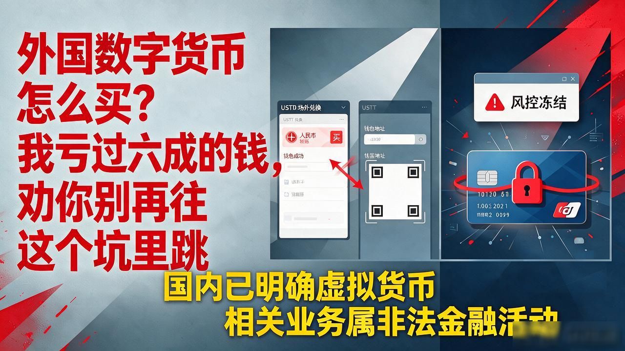 外国数字货币怎么买？我亏过六成的钱，劝你别再往这个坑里跳