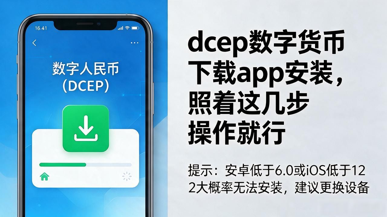 dcep数字货币下载app安装，照着这几步操作就行