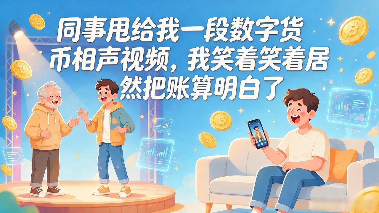 同事甩给我一段数字货币相声视频，我笑着笑着居然把账算明白了