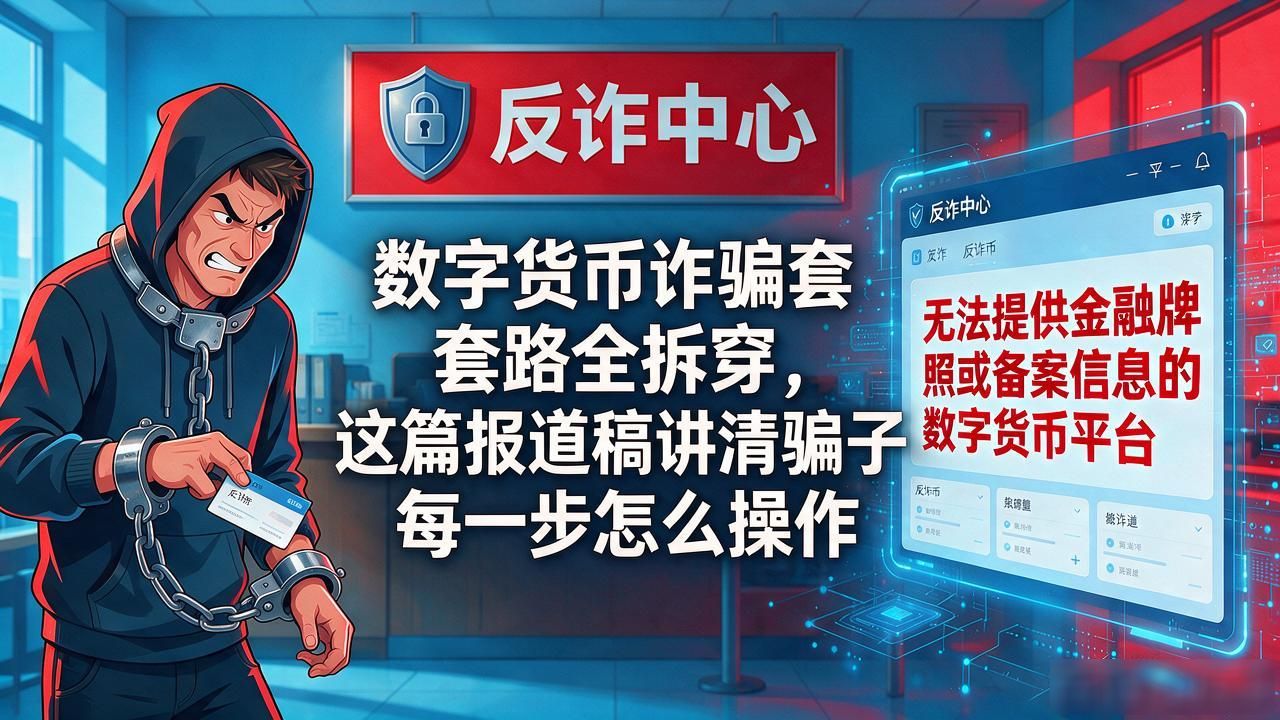 数字货币诈骗套路全拆穿，这篇报道稿讲清骗子每一步怎么操作